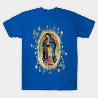 Our Lady of Guadalupe Mexican Virgin Mary Mexico Tilma 20-103 T-Shirt